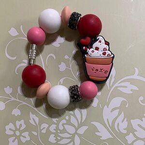Coffee Love Charm Bracelet